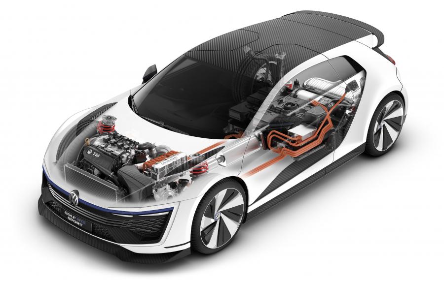  Volkswagen Golf GTE Sport Concept 2015 года  (фото 9 из 17)